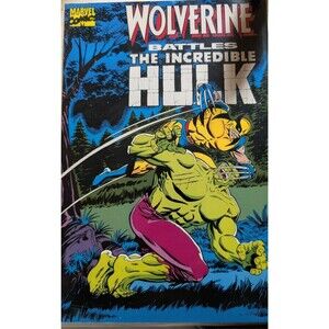 Wolverine Battles The Incredible Hulk #1 (Marvel Comics 1989)